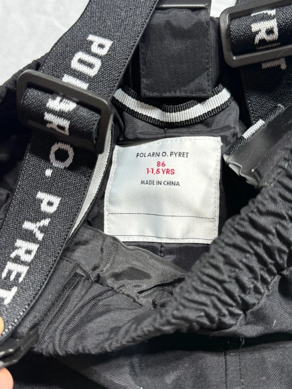 NWT Polarn O. Pyret Waterproof Snow Bibs Pants Size 12-18 Months